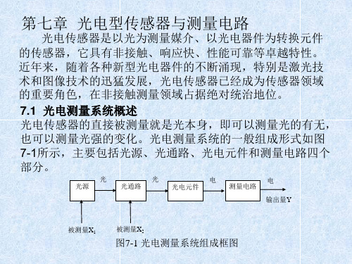 第七章 光电型传感器与测量电路