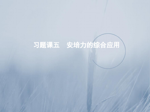 2017-2018学年教科版高中物理选修3-1课件:习题课五 安培力的综合应用 精品