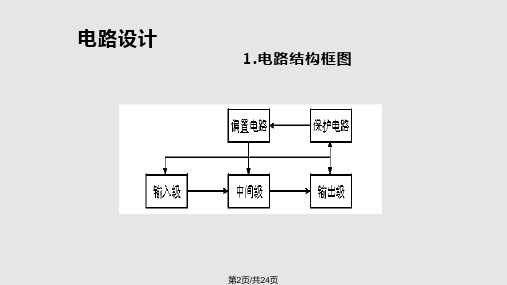 采用双外延悬浮PNP管输出八通道音频功率放大电路设计.pptx