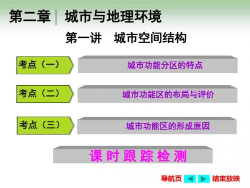 第一讲  城市空间结构