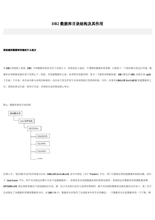 DB2数据库目录结构及其作用