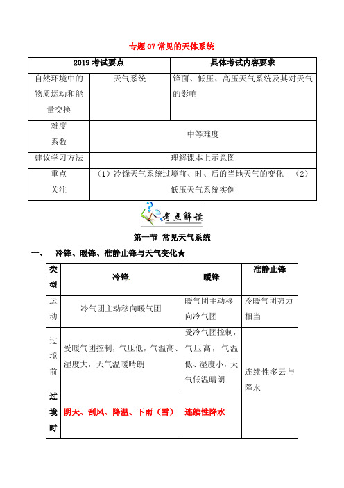 决胜2019年高考地理二轮复习夯基解题王专题07常见的天体系统夯基手册含解析83