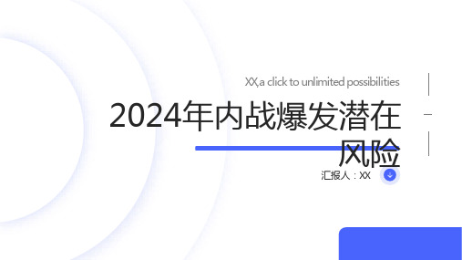 2024年全球内战爆发潜在风险