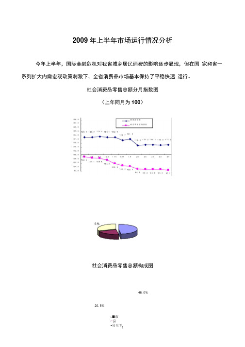 2009年上半年市场运行情况分析(精)