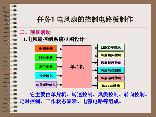 风扇控制电路制作