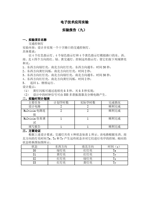 电子技术应用实验