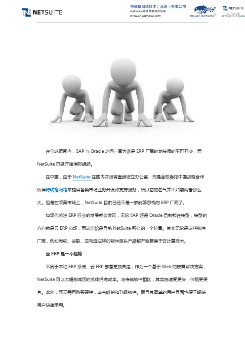 对比NetSuite甲骨文SAP