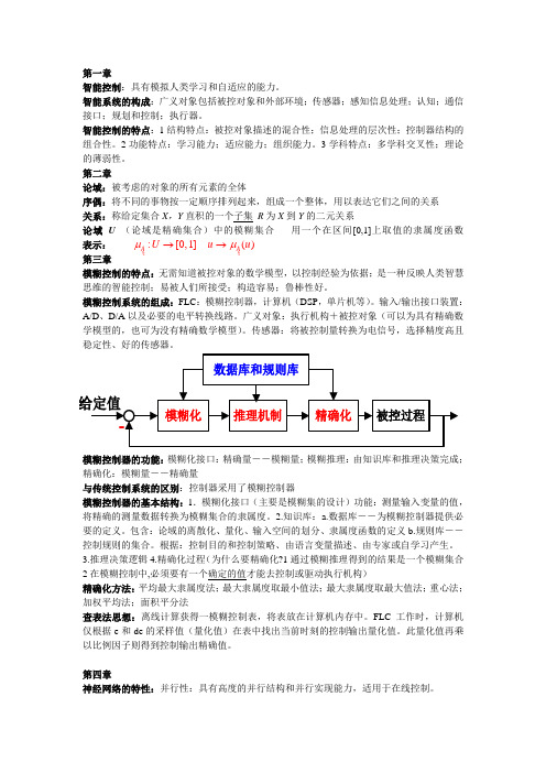 智能控制总结