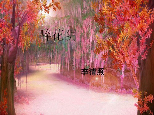 醉花阴李清照PPT