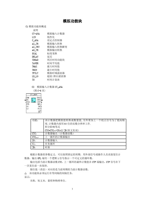 ABB CBF功能块之七