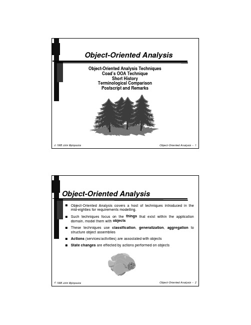 Coad's Object-Oriented Analysis