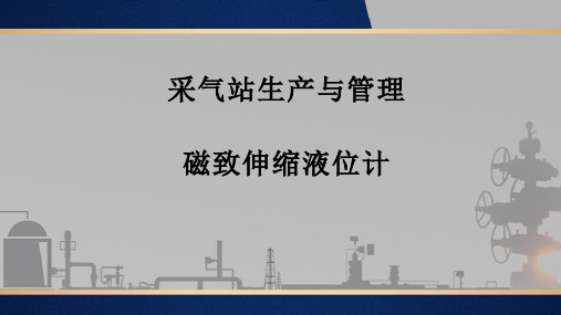 采气井站生产与管理：磁致伸缩液位计