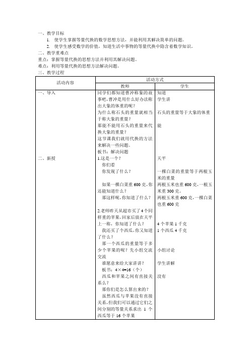 等量代换