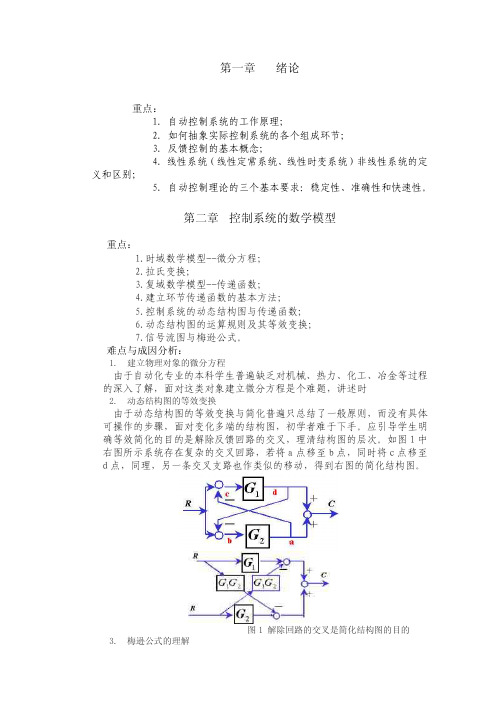 重庆大学(自动控制原理)课后答案 涂植英 免费