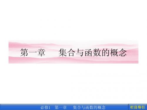 《金版新学案》新课标人教A版必修1教学课件:1.1.1.1 集合的含义