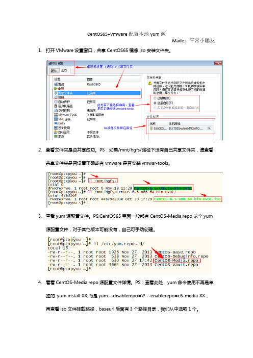 CentOS65配置本地yum源_简单_实用