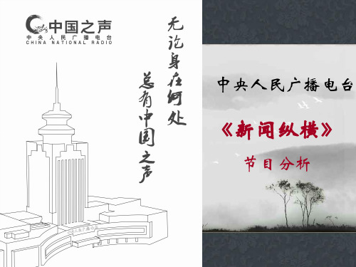 新闻纵横PPT