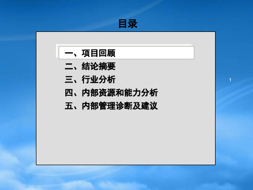 某教育集团战略分析和管理诊断报告