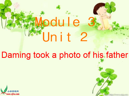 外研版五年级英语(上册)Module3_Unit2Daming_took_a_photo_of_his_father