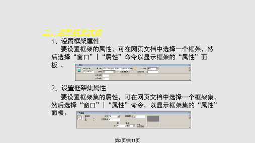 网页的框架和布局控制