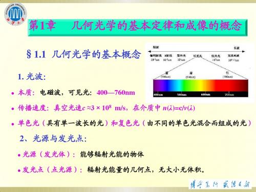 应用光学第1章