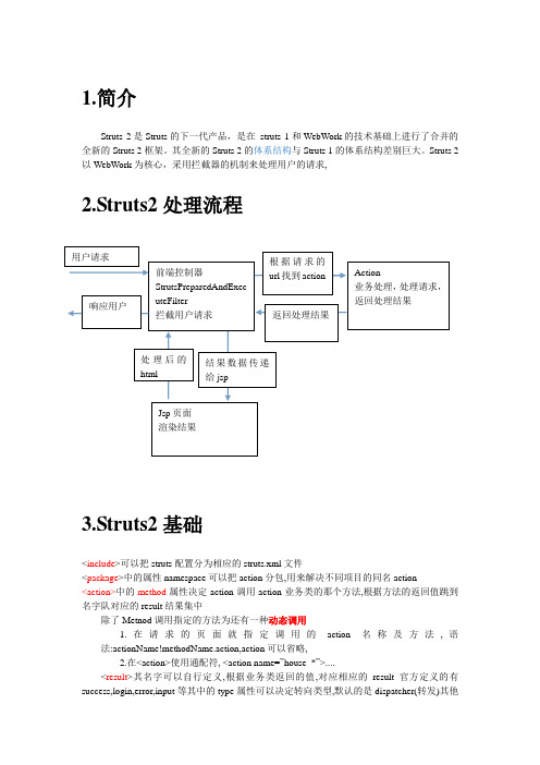 Struts2知识点总结报告