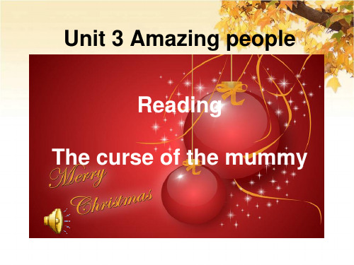 高中英语(牛津版)必修二Unit 3 Amazing people-Reading课件(共16张PPT)