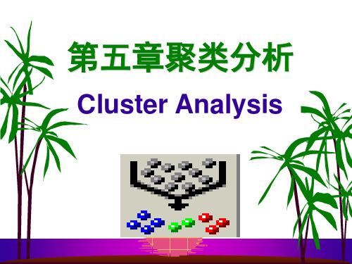 多元统计分析聚类分析