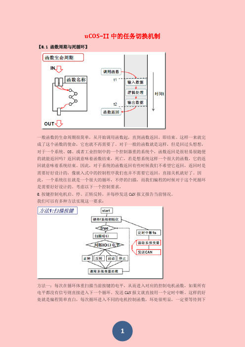 uCOS-II中的任务切换机制