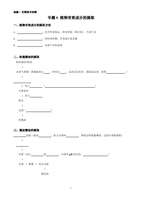 植物有效成分的提取