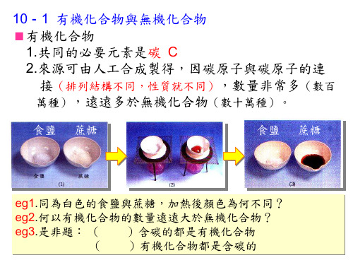 第十章常见的有机化合物