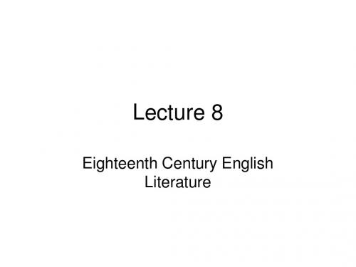 Lecture 8