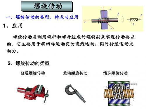 7.3螺旋传动