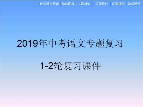 2019年中考语文(部编版)专题复习课件-第三部分  文言文阅读《醉翁亭记》