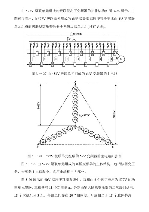 577V级联单元组成的高压变频器