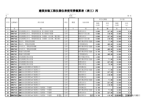 三、TSW无线通信设备安装工程