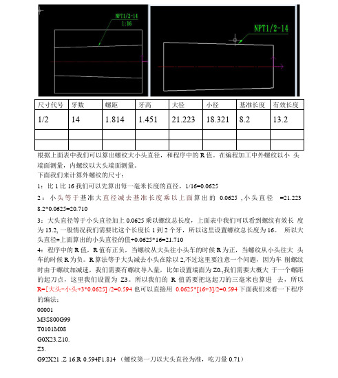 锥螺纹算法和坐标偏移一次加工多件的方法