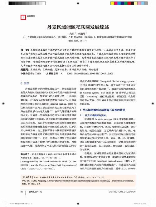 丹麦区域能源互联网发展综述