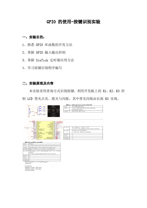 GPIO 的使用-按键识别实验