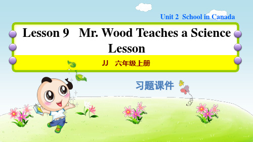 冀教版英语六年级上学期Lesson 9