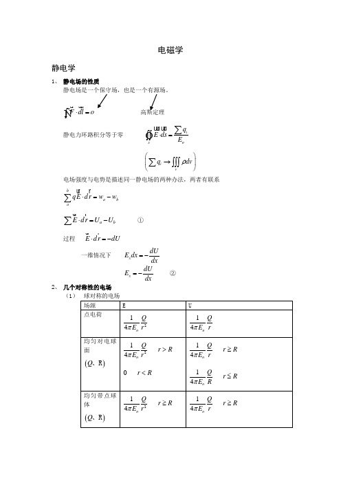 高中物理竞赛讲义之—程稼夫篇