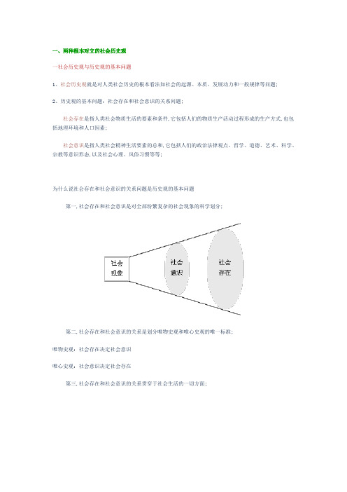 人类社会存在和发展的物质基础