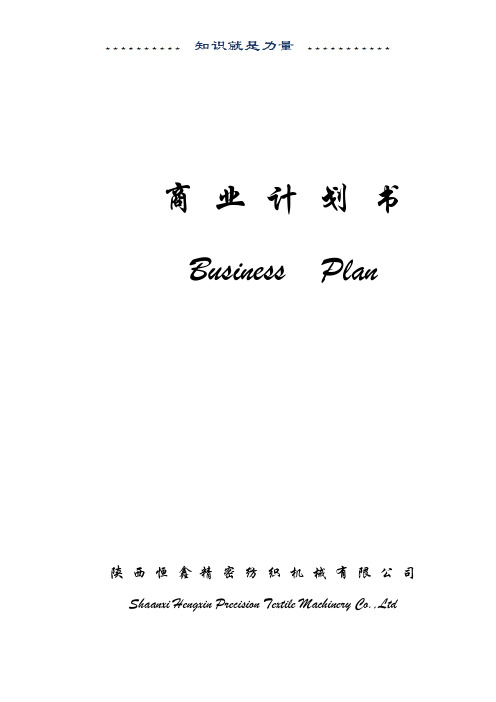 商业计划书 (21)