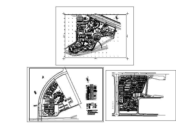 小区总体规划图CAD图纸