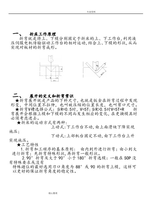 (完整版)钣金件折弯展开计算方法