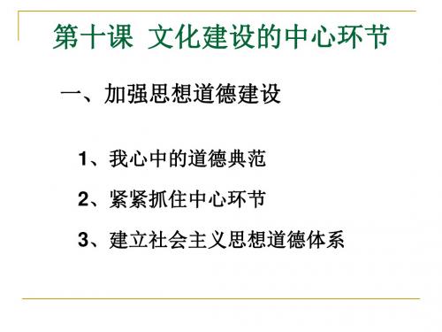 加强思想道德建设优秀PPT课件16 人教课标版