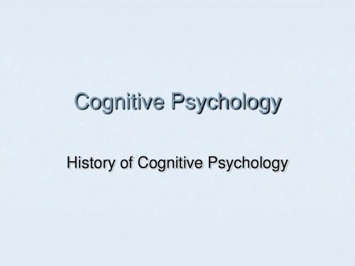 国外Advanced Cognitive Psychology课程课件-Intro