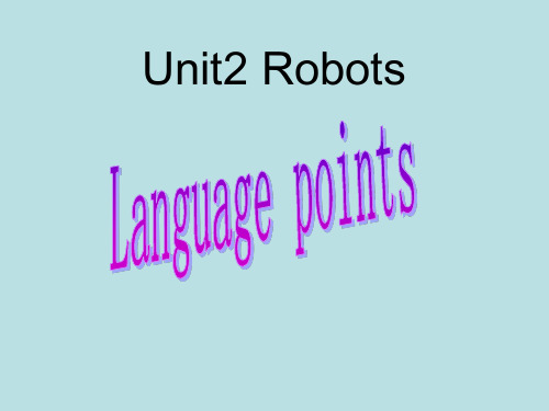 人教选修7 Unit2 Language points (共15张PPT)