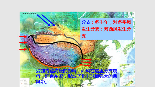 青藏高原的隆起对气候的影响.pptx