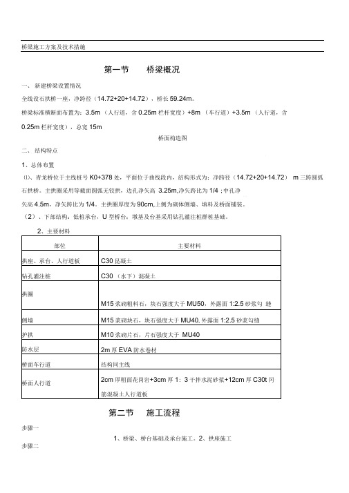 完整版拱桥施工方案49731